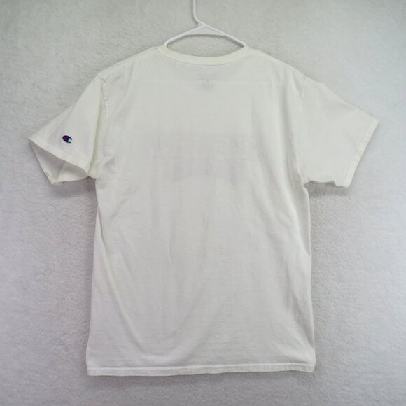 Champion T Shirt Size Medium Mississippi State White Short Sleeve - Picture 4 of 8